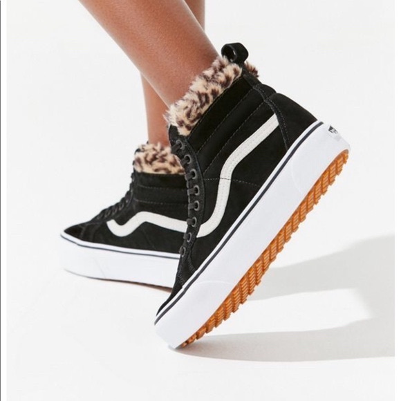 fur vans womens